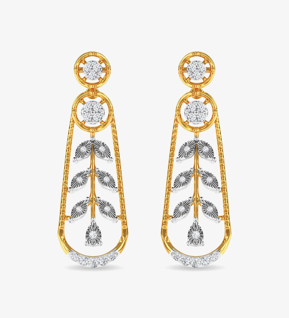 Beautiful Diamond Ximena Earring Rose Gold